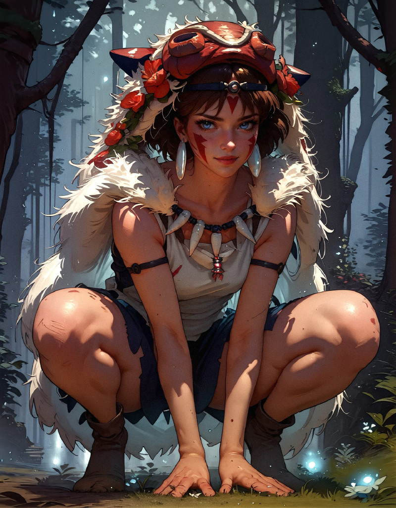 AI-generated character portrait